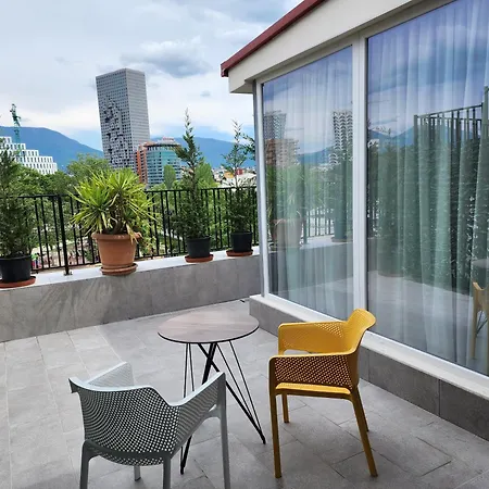 Penthouse With A City View Tirana Exterior photo