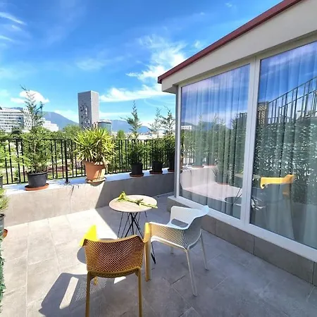 Penthouse With A City View Tirana Exterior photo